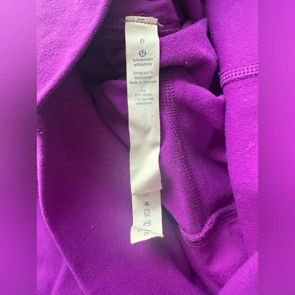 lululemon athletica Purple High-Rise Leggings